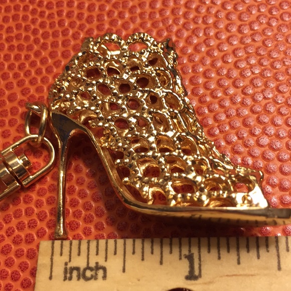 Key Chain/ Purse Charm- Mini Shoe- Gold Tone -NWT - Picture 8 of 9